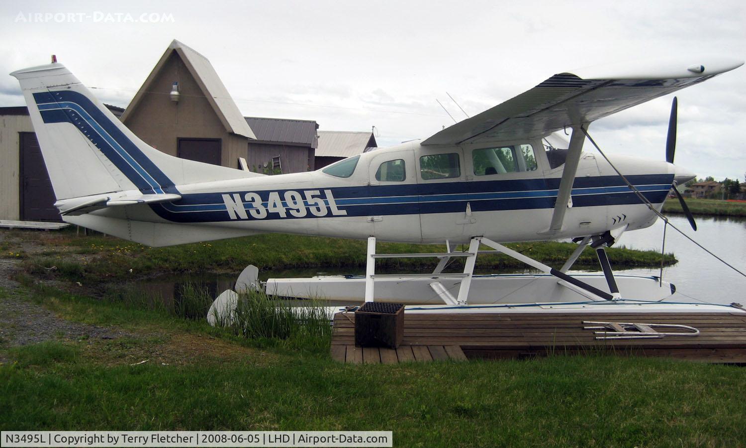 N3495L, 1967 Cessna U206B Super Skywagon C/N U206-0795, Cessna U206B at Lake Hood