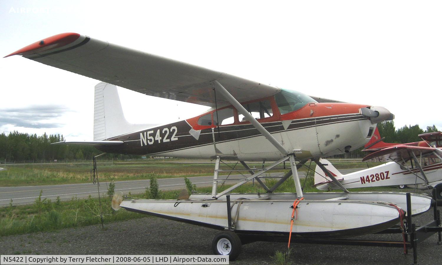 N5422, 1963 Cessna 180G C/N 180-51317, Cessna 180G at Lake Hood
