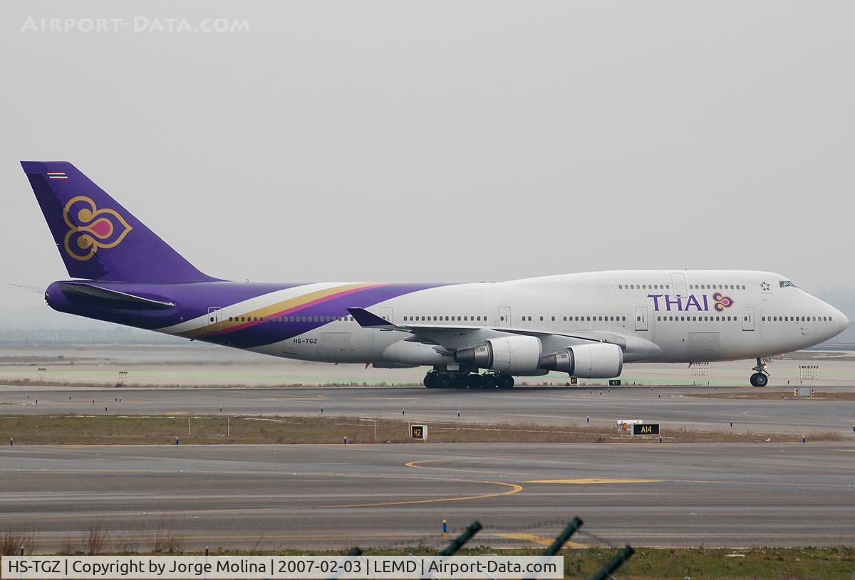HS-TGZ, 1999 Boeing 747-4D7 C/N 28706, 