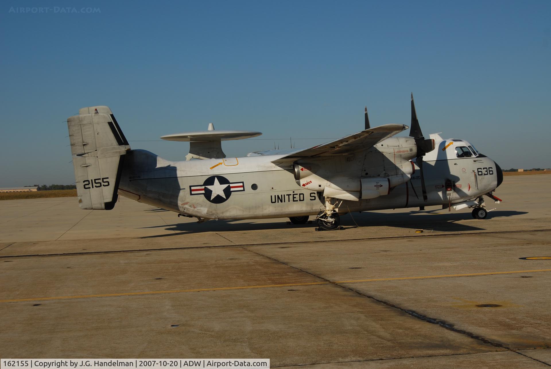 162155, Grumman C-2A Greyhound C/N 35, C-2A at NAF Washington DC/ AAFB MD