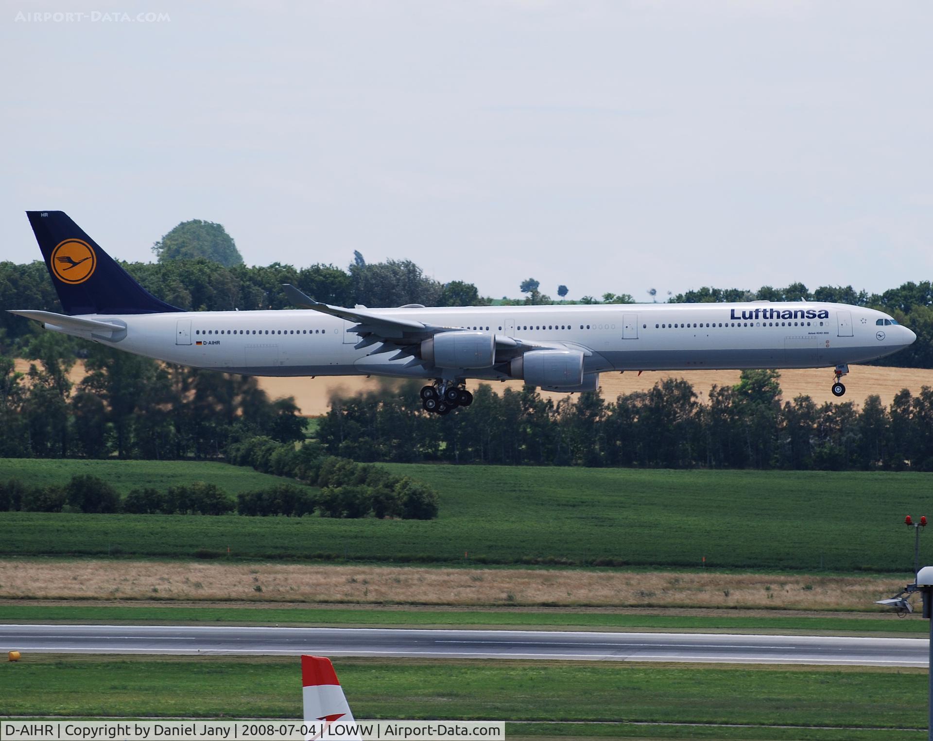 D-AIHR, 2007 Airbus A340-642 C/N 794, Lufthansa