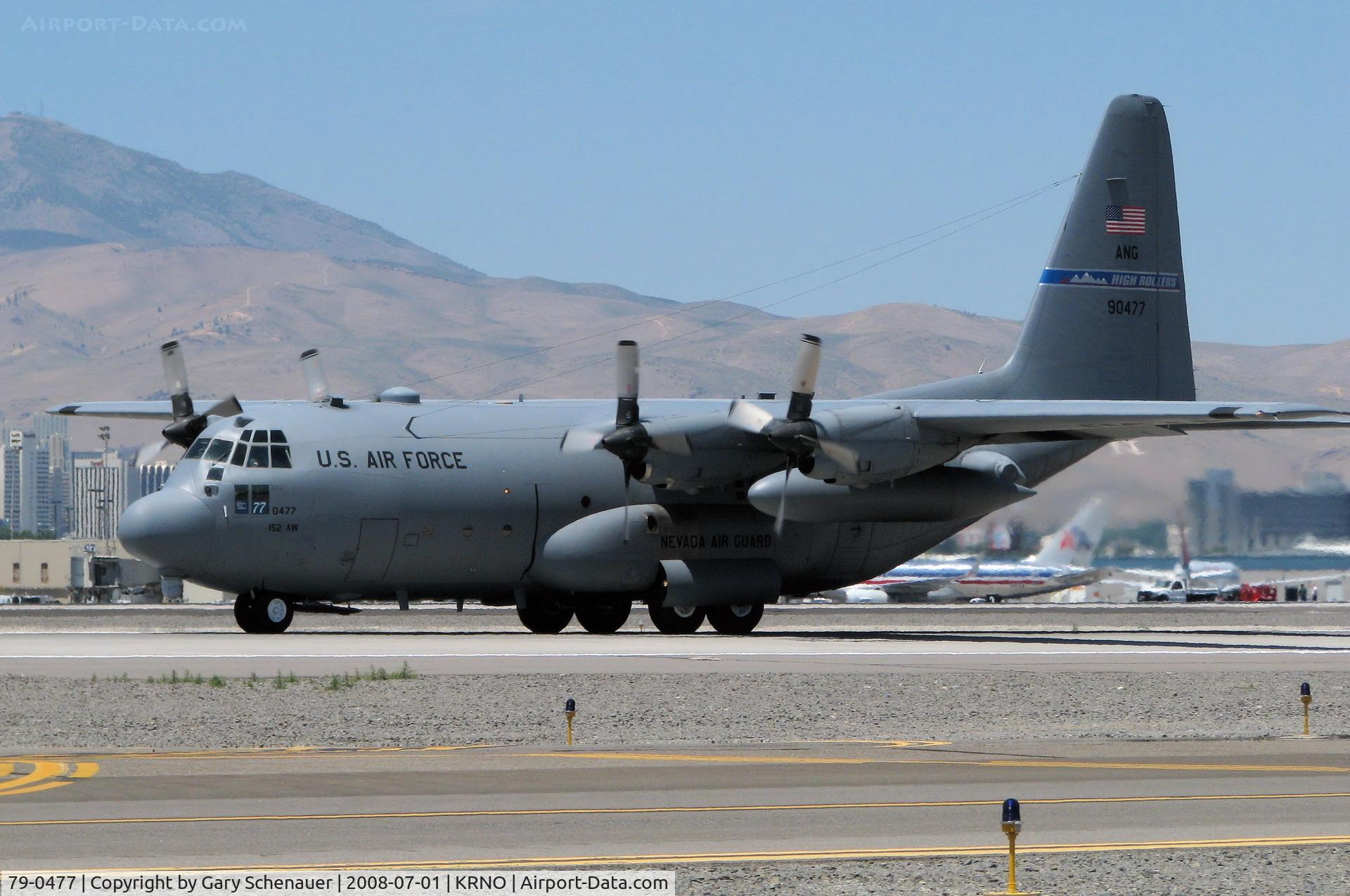 79-0477, 1979 Lockheed C-130H-LM Hercules C/N 382-4857, Nevada ANG 