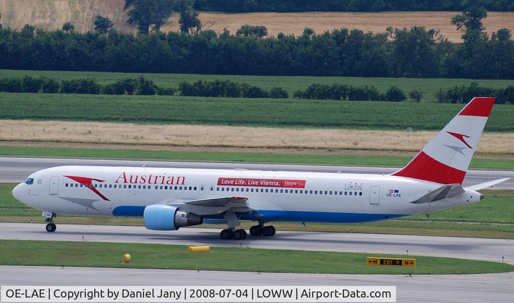 OE-LAE, 2000 Boeing 767-3Z9/ER C/N 30383, autrian Airlines