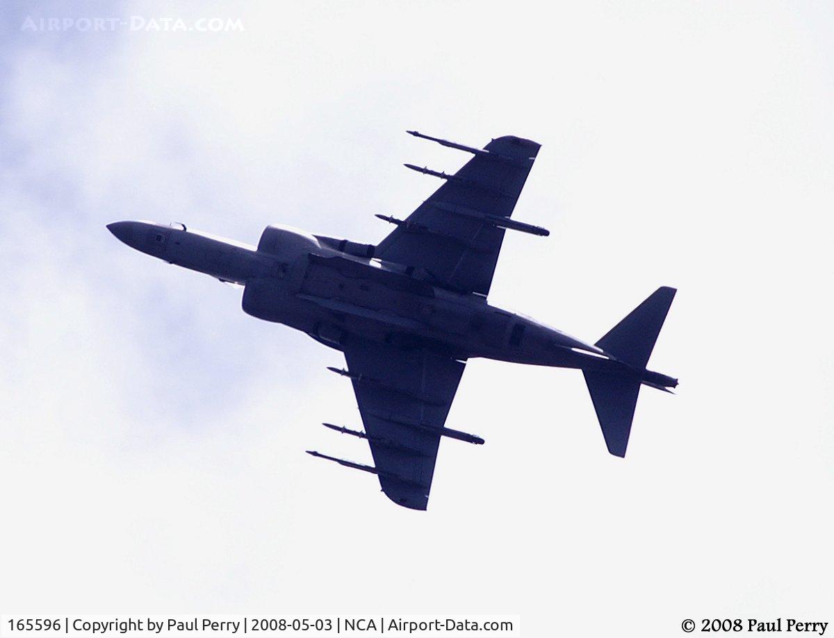165596, McDonnell Douglas AV-8B Harrier II C/N 333, Overhead during the MAGTF display