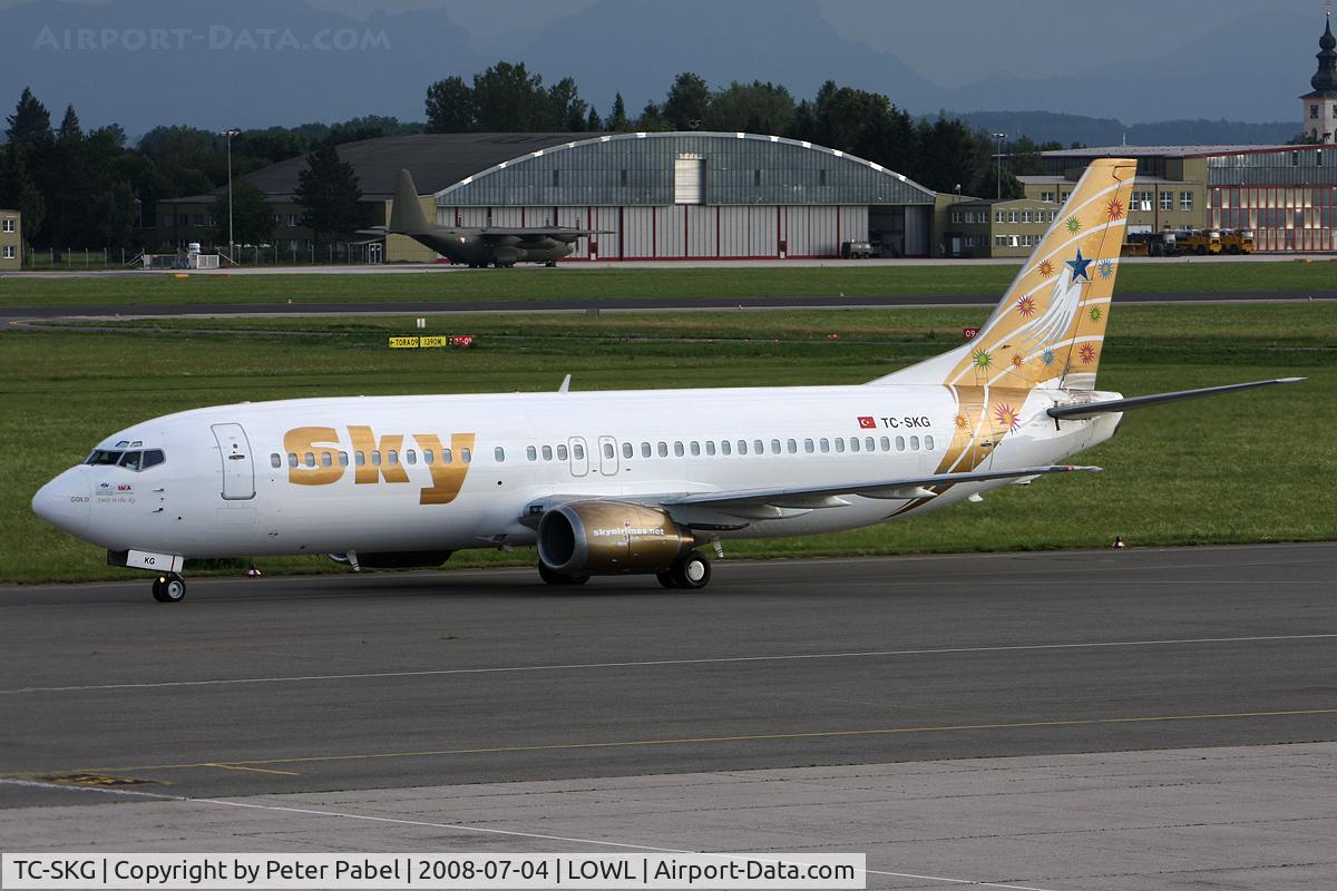 TC-SKG, 1991 Boeing 737-4Q8 C/N 25371, just hot