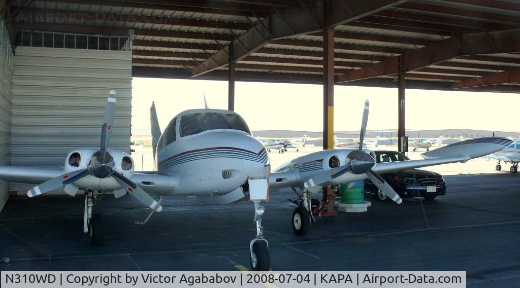 N310WD, 1969 Cessna 310Q C/N 310Q0238, At Centennial
