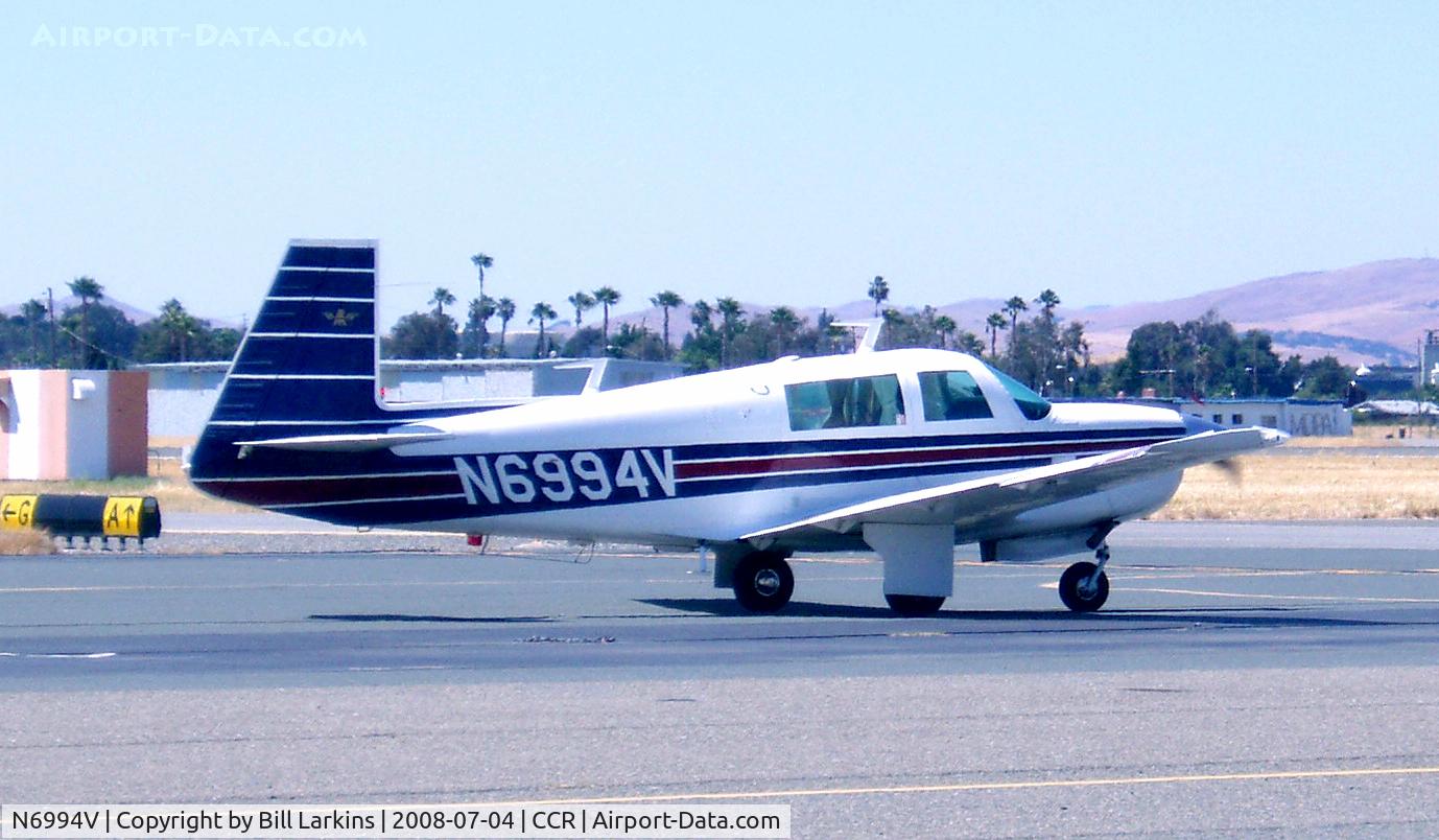 N6994V, 1976 Mooney M20F Executive C/N 22-1356, Visitor to California