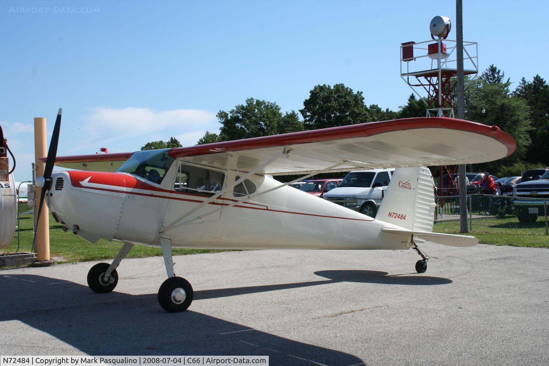 N72484, 1946 Cessna 140 C/N 9652, Cessna 140