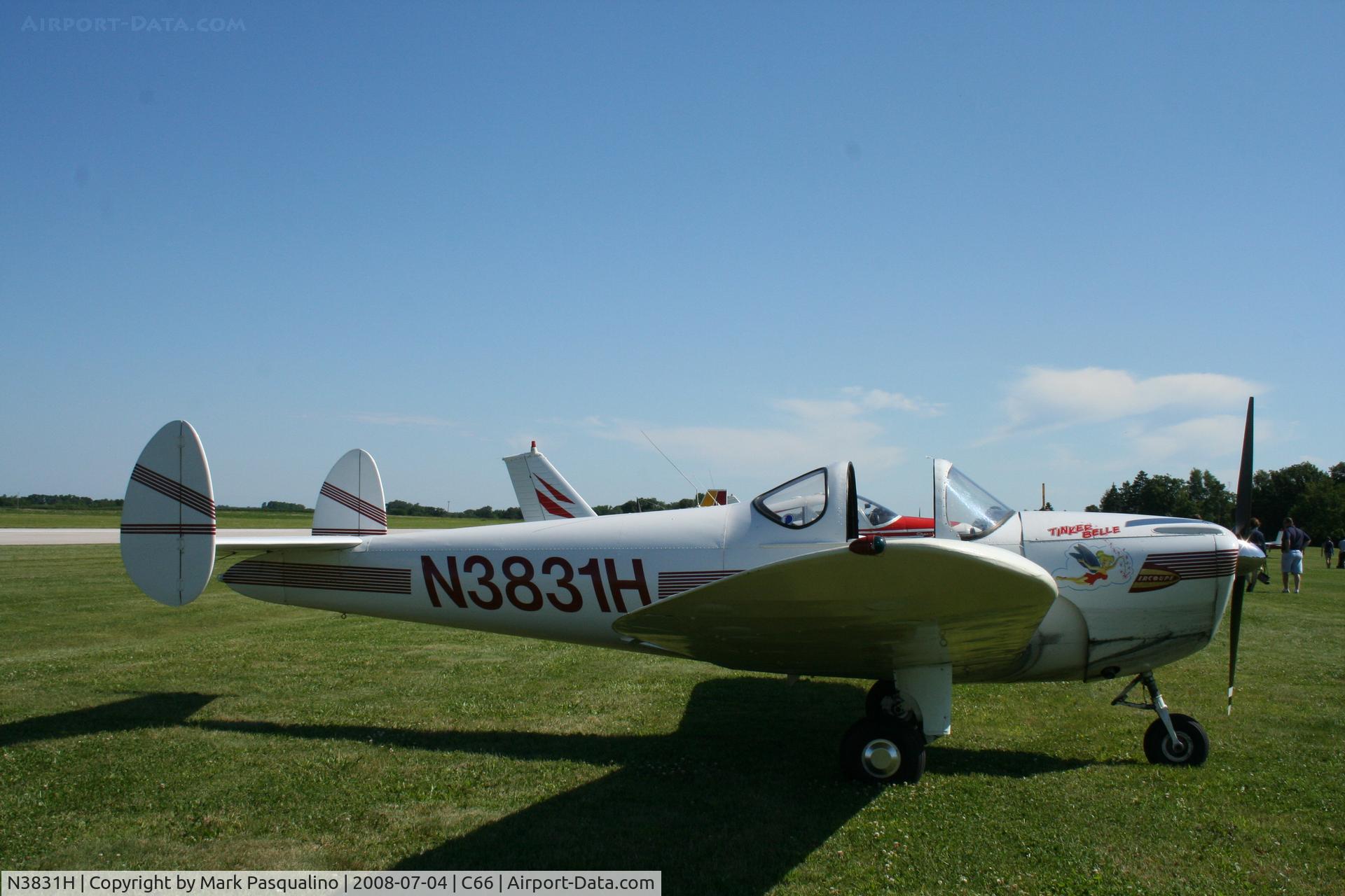 N3831H, 1947 Erco 415C Ercoupe C/N 4532, Ercoupe 415-C