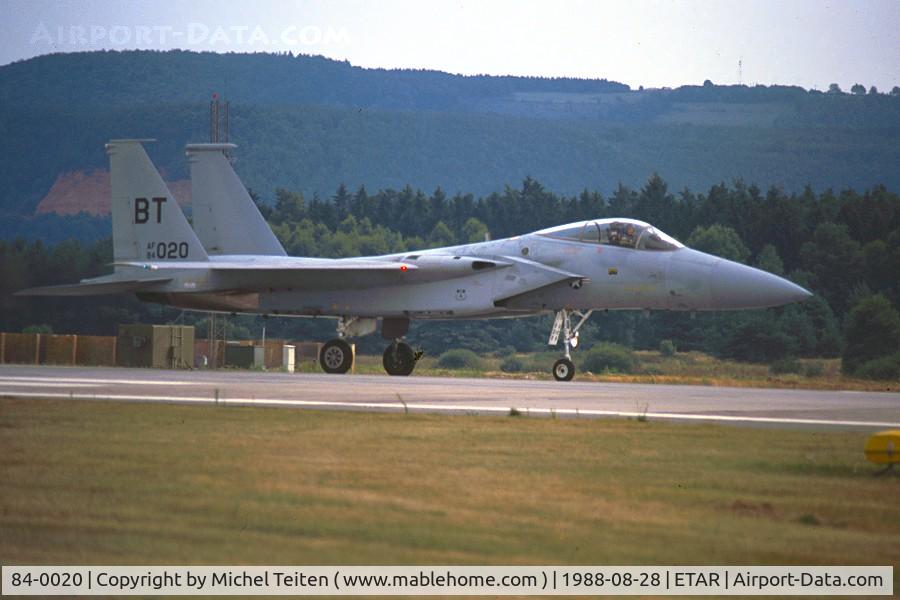84-0020, McDonnell Douglas F-15C Eagle C/N 0930/C323, 36th Tactical Fighter Wing