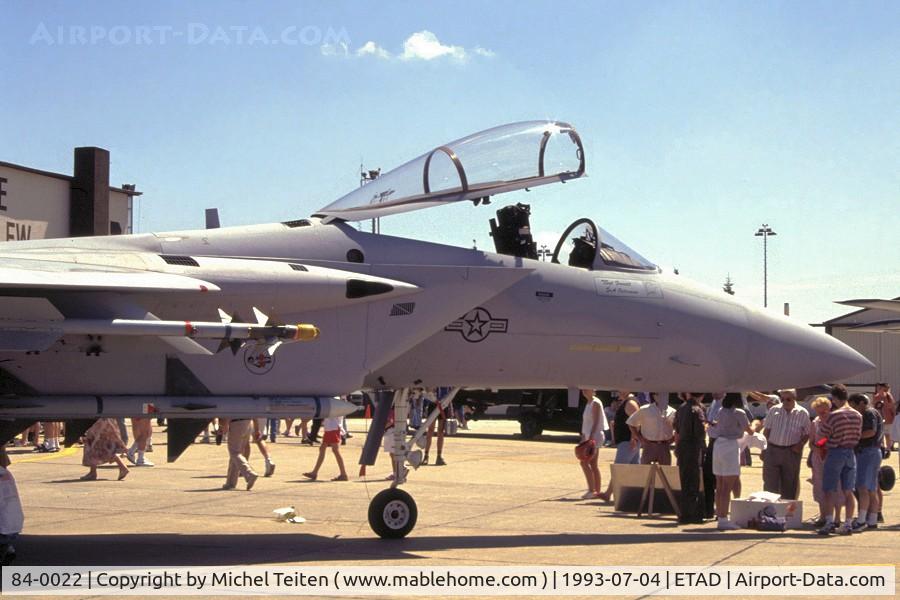 84-0022, 1984 McDonnell Douglas F-15C Eagle C/N 0932/C325, 22nd Fighter Squadron / 36th Fighter Wing