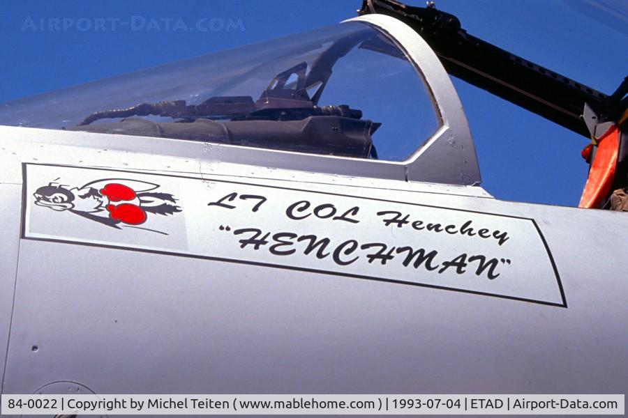 84-0022, 1984 McDonnell Douglas F-15C Eagle C/N 0932/C325, 22nd Fighter Squadron / 36th Fighter Wing