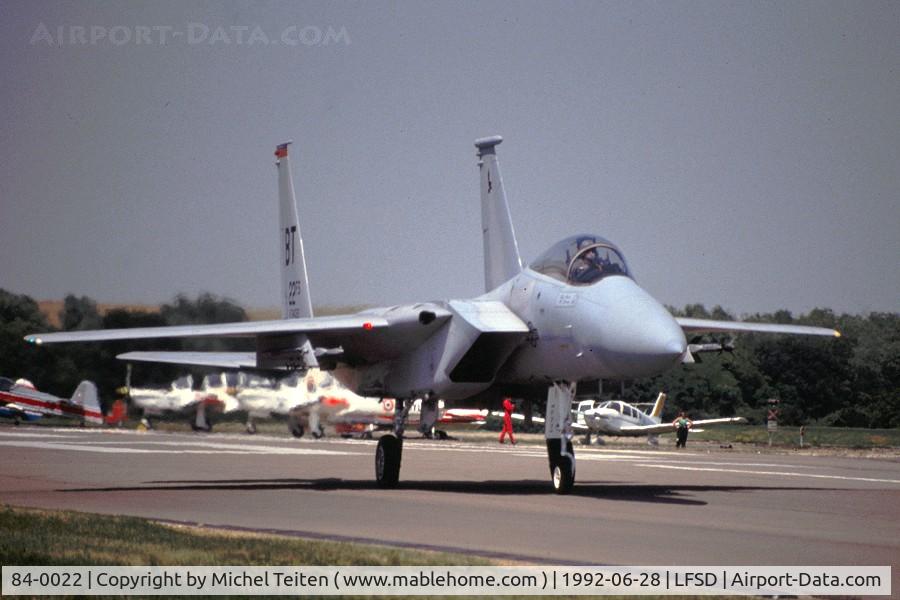 84-0022, 1984 McDonnell Douglas F-15C Eagle C/N 0932/C325, 22nd Fighter Squadron / 36th Fighter Wing