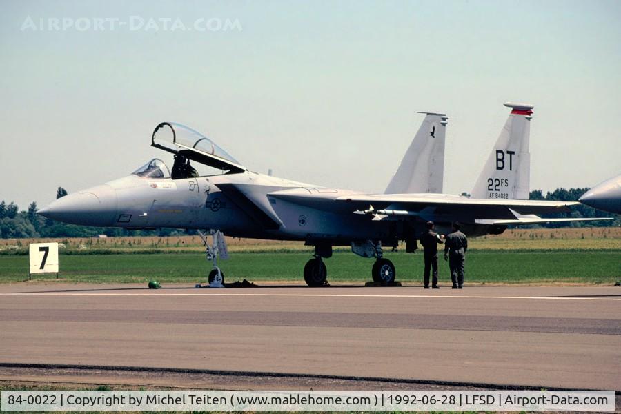 84-0022, 1984 McDonnell Douglas F-15C Eagle C/N 0932/C325, 22nd Fighter Squadron / 36th Fighter Wing