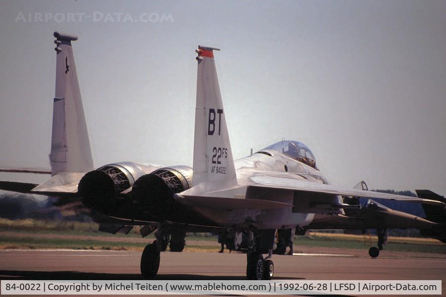 84-0022, 1984 McDonnell Douglas F-15C Eagle C/N 0932/C325, 22nd Fighter Squadron / 36th Fighter Wing