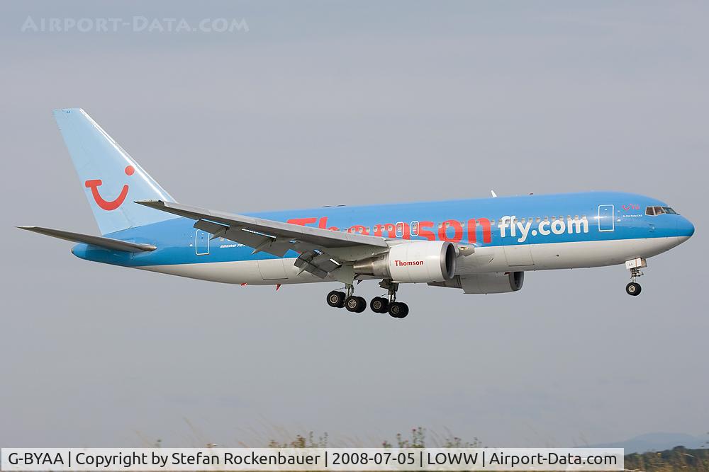 G-BYAA, 1991 Boeing 767-204 C/N 25058, Boeing 767