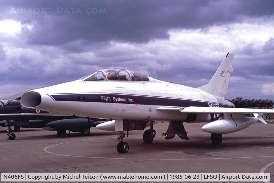 N406FS, 1955 North American F-100F Super Sabre C/N 56-3916, Tracor Flight Systems