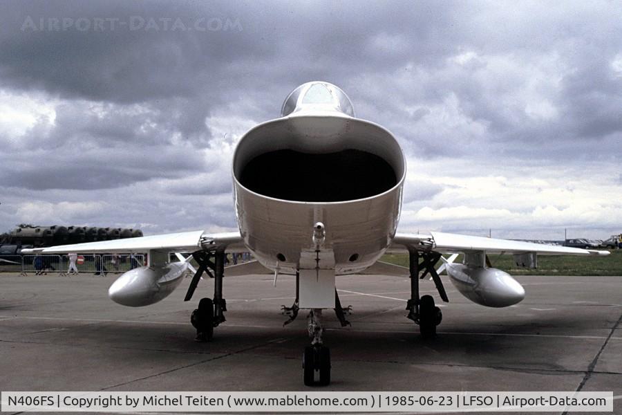 N406FS, 1955 North American F-100F Super Sabre C/N 56-3916, Tracor Flight Systems