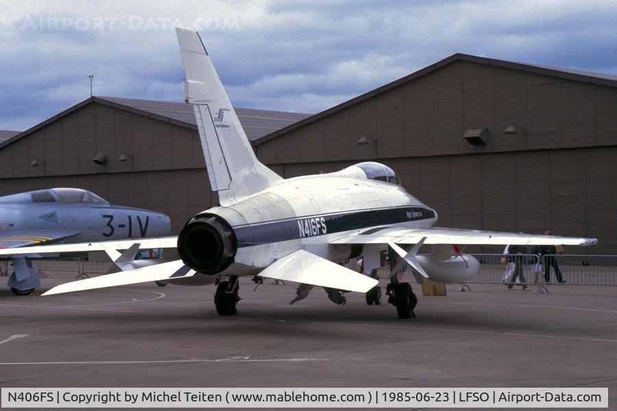 N406FS, 1955 North American F-100F Super Sabre C/N 56-3916, Tracor Flight Systems