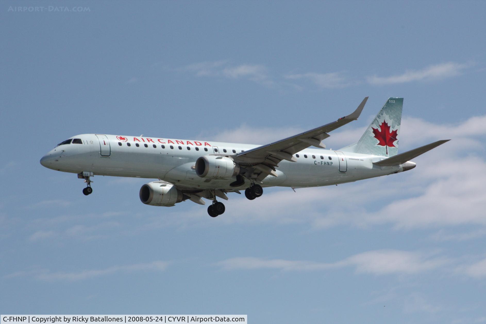C-FHNP, 2007 Embraer 190AR (ERJ-190-100IGW) C/N 19000071, Air Canada
