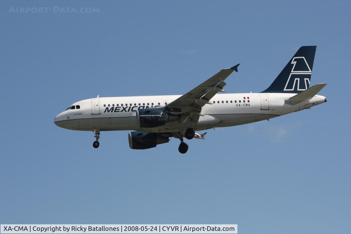 XA-CMA, 2003 Airbus A319-112 C/N 2066, Mexicana