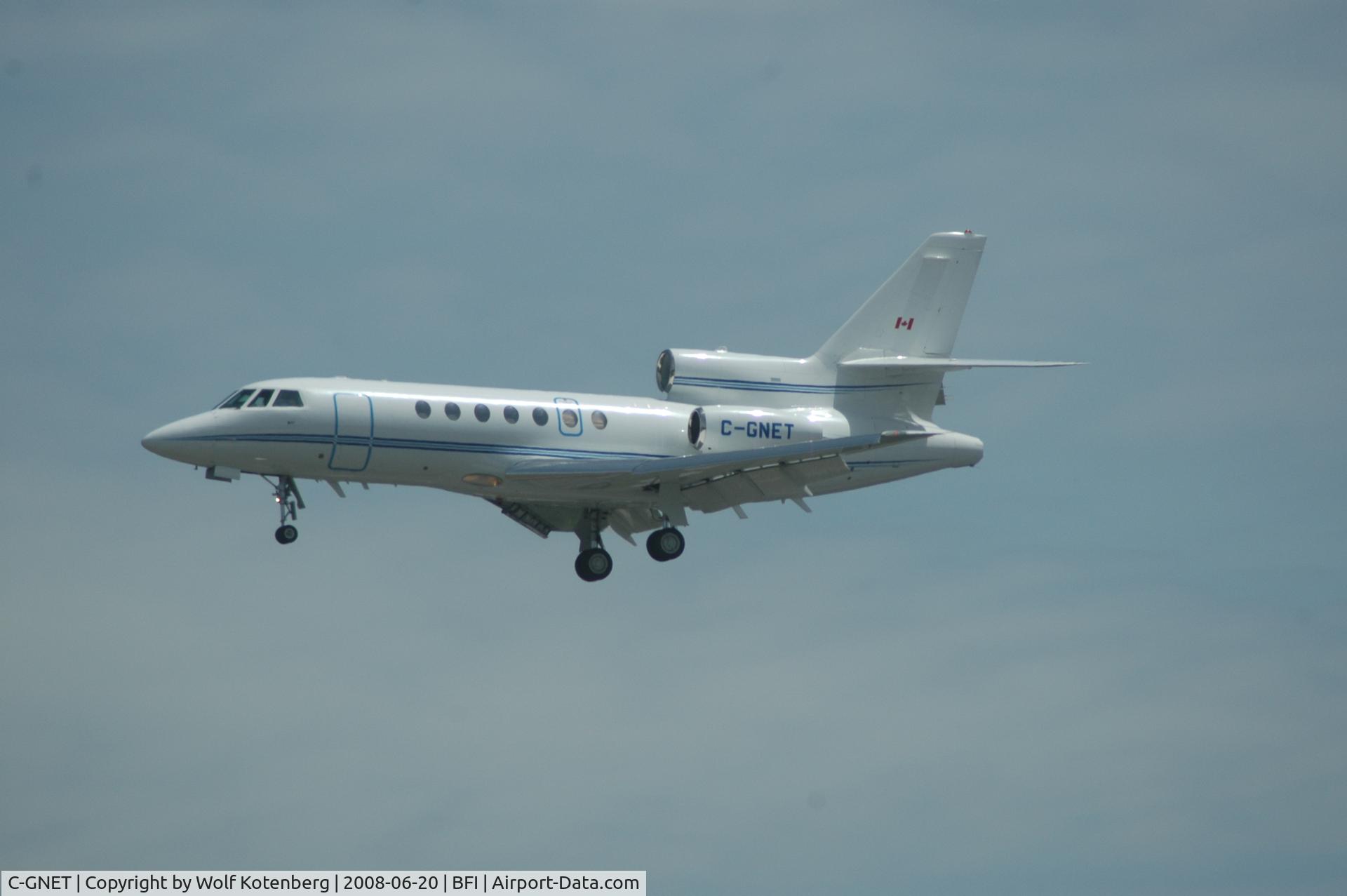 C-GNET, 1999 Dassault Falcon 50EX C/N 281, fINAL, boeing fIELD