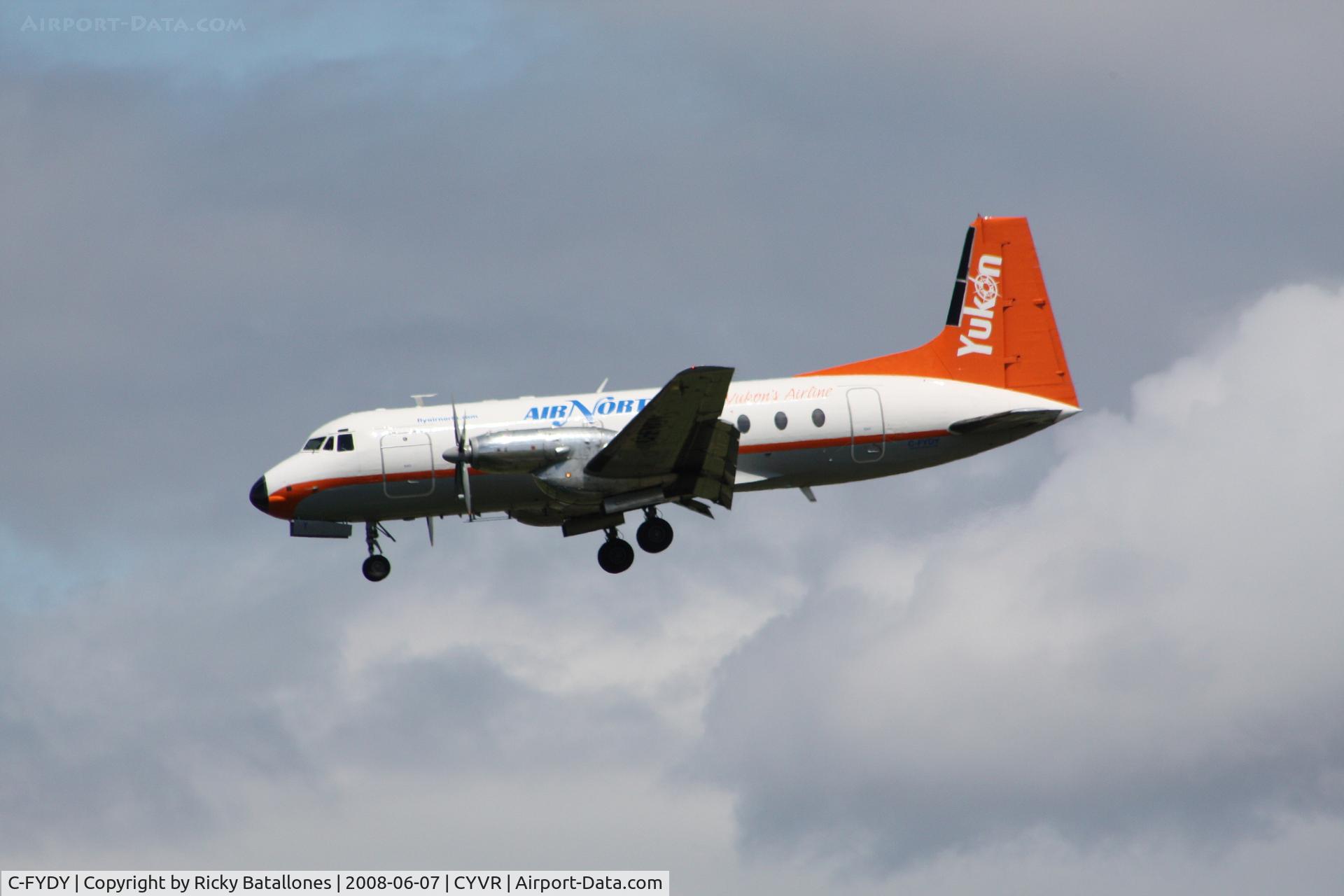 C-FYDY, 1968 Hawker Siddeley HS.748 Series 2A C/N 1661, Air North