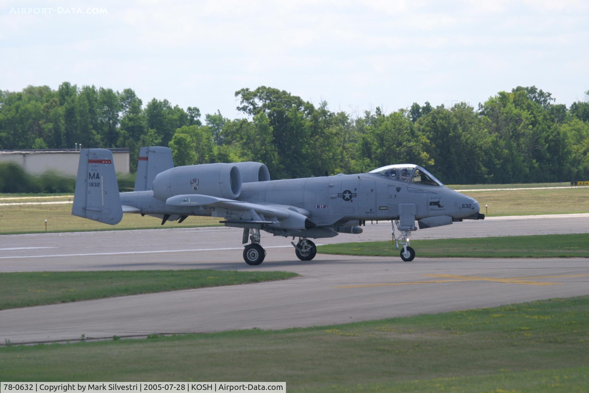 78-0632, 1978 Fairchild Republic A-10A Thunderbolt II C/N A10-0252, Oshkosh 2005