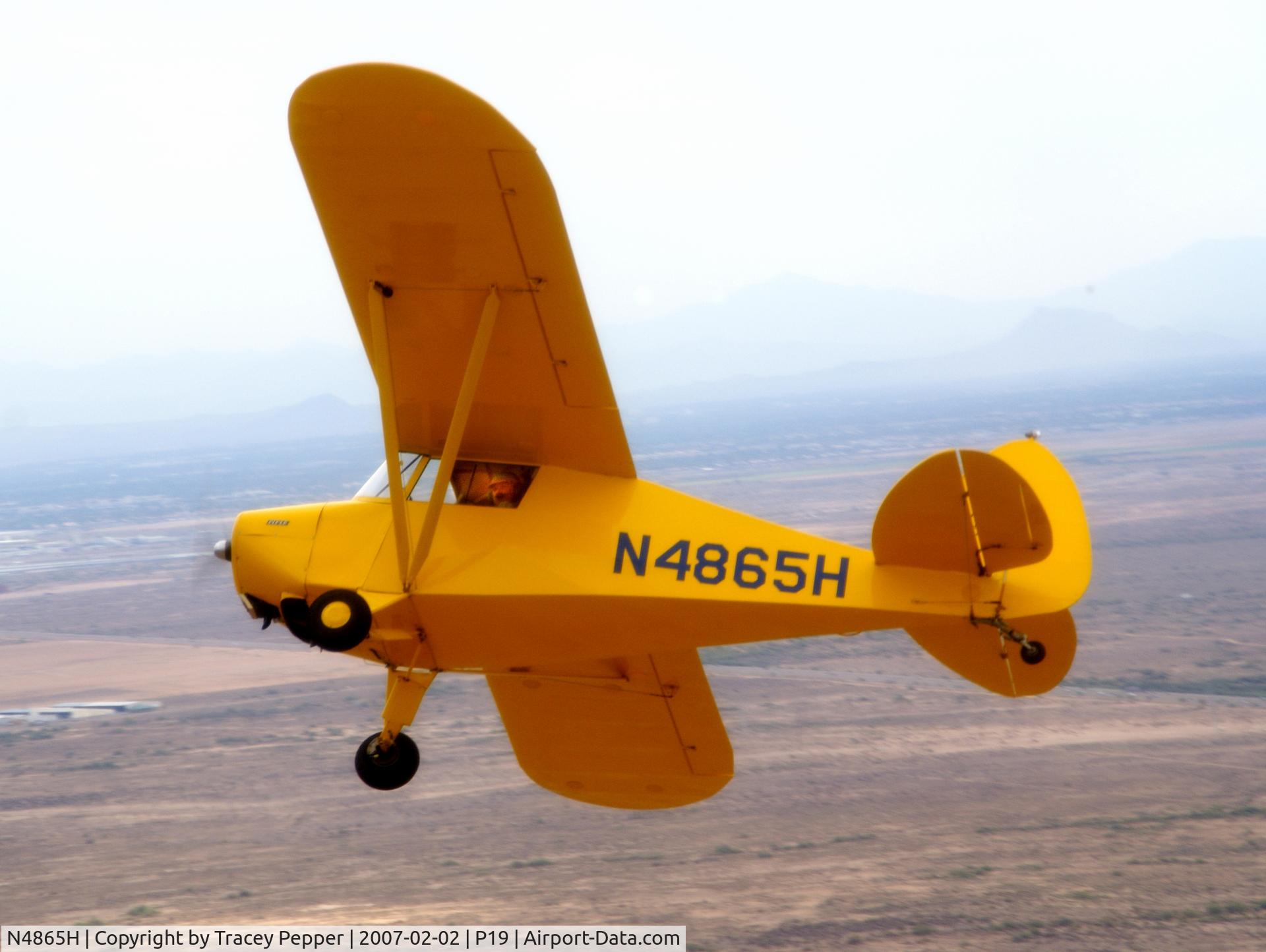N4865H, 1949 Piper PA-17 Vagabond C/N 17-165, PA-17