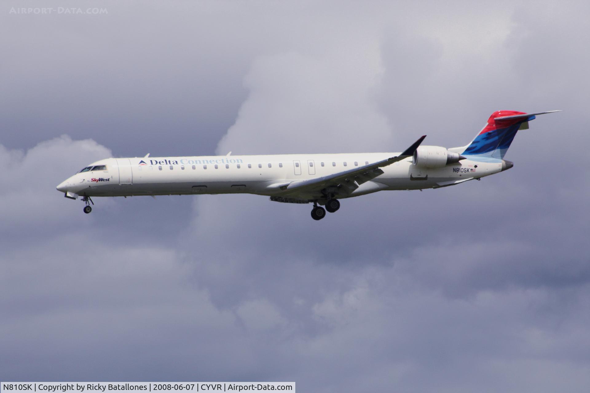 N810SK, 2006 Bombardier CRJ-900ER (CL-600-2D24) C/N 15093, Delta Airlines