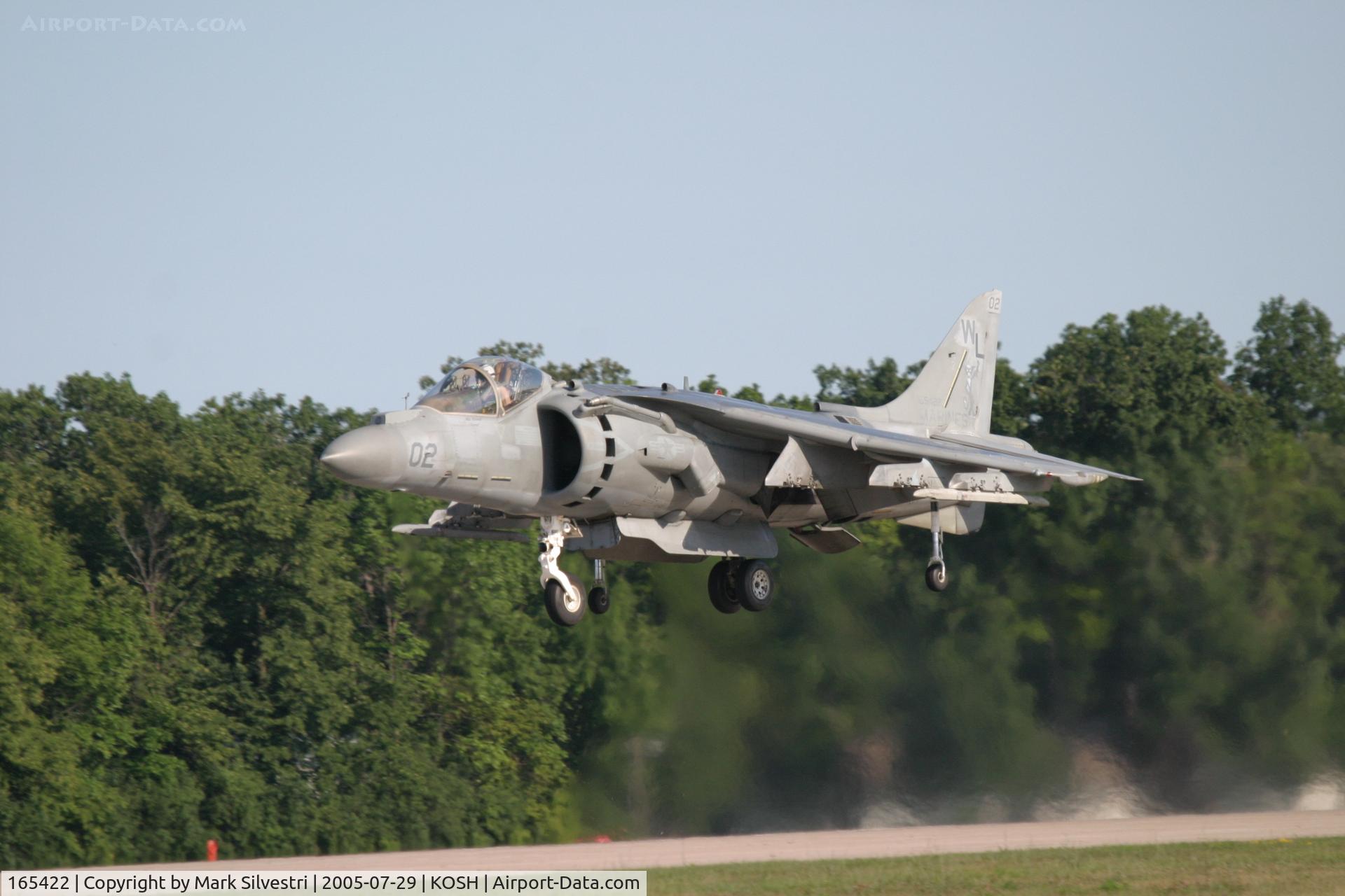 165422, Boeing AV-8B+(R)-26-MC Harrier II Plus C/N B294, Oshkosh 2005