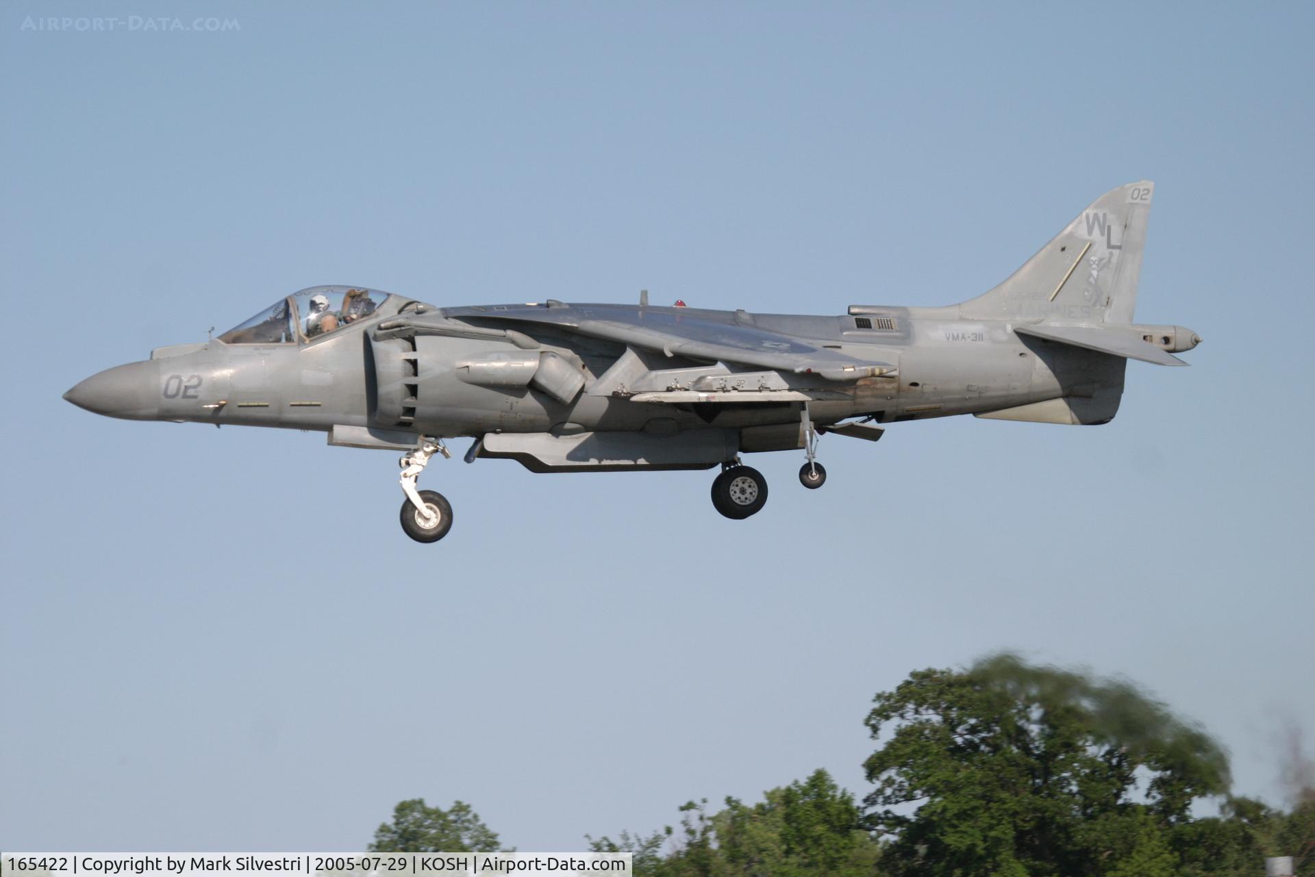 165422, Boeing AV-8B+(R)-26-MC Harrier II Plus C/N B294, Oshkosh 2005