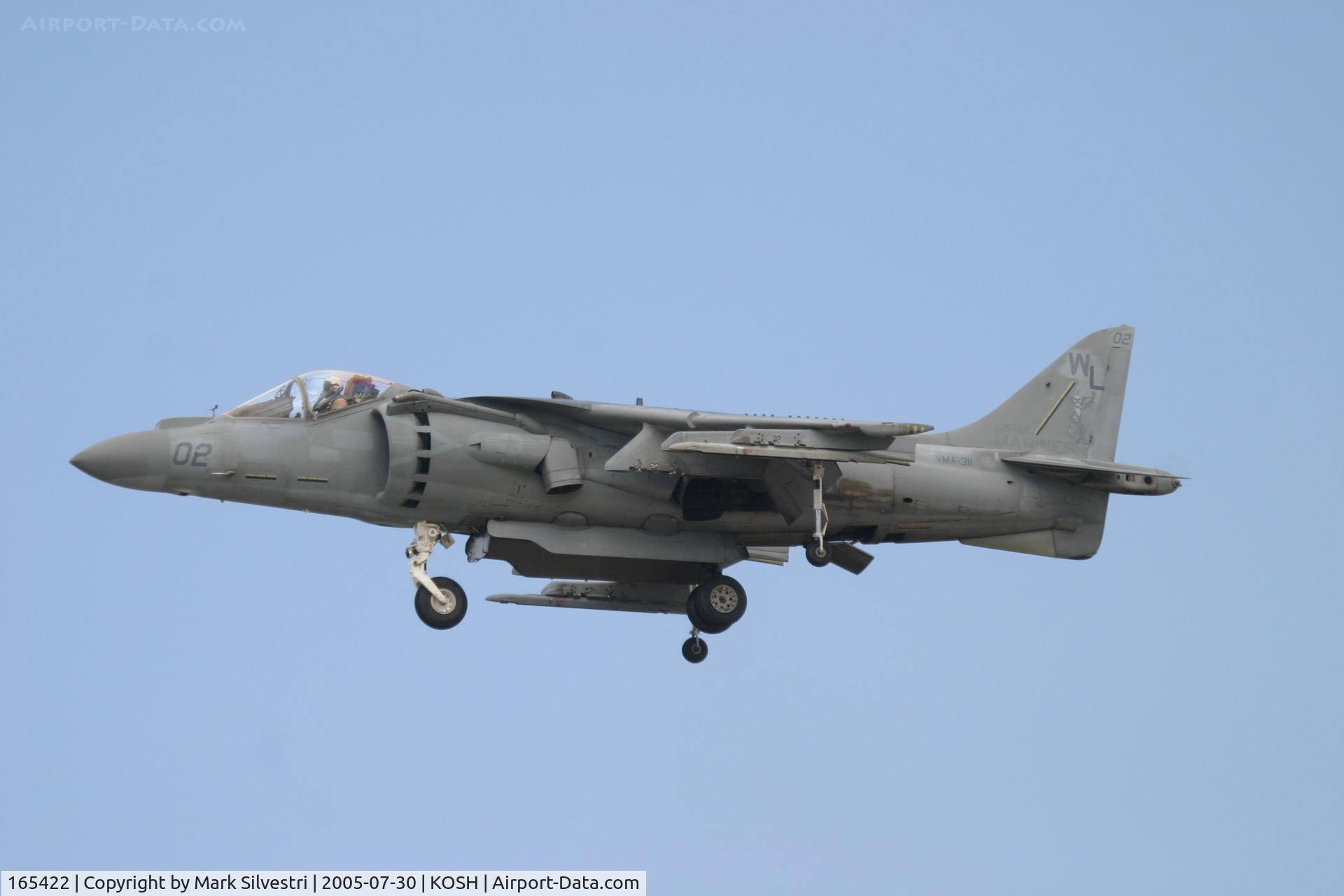 165422, Boeing AV-8B+(R)-26-MC Harrier II Plus C/N B294, Oshkosh 2005
