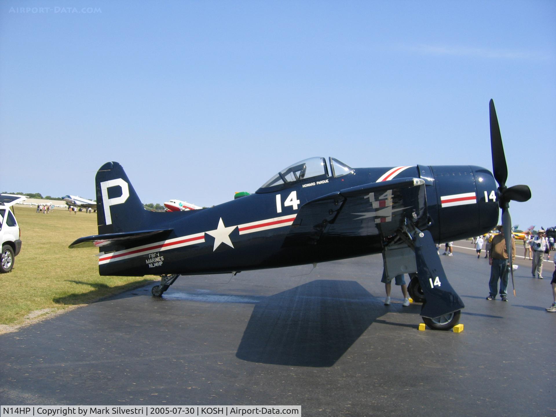 N14HP, 1945 Grumman F8F-1 Bearcat C/N D.10, Oshkosh 2005