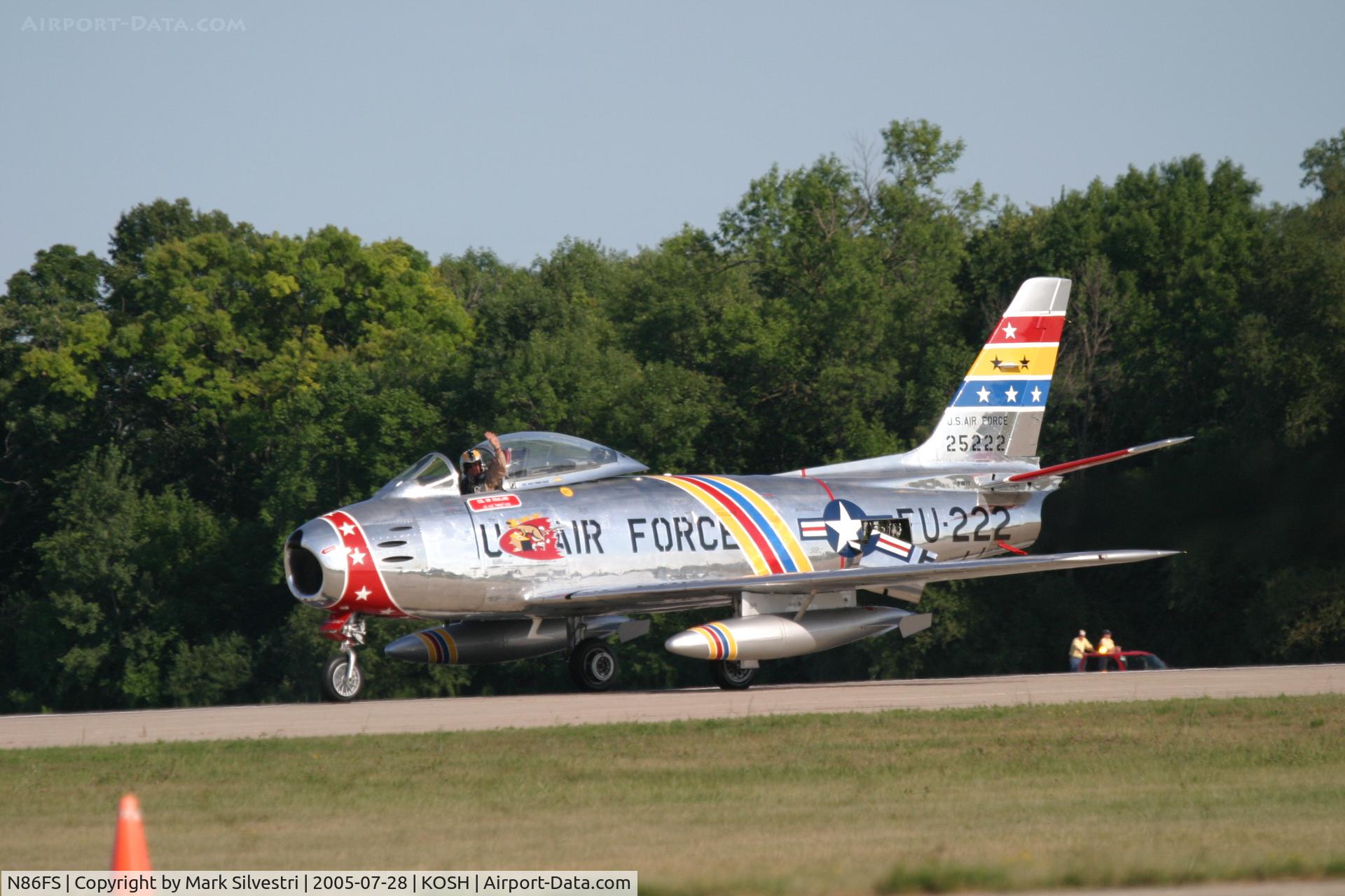 N86FS, 1954 Canadair F-86 MK.5 Sabre C/N 1157, Oshkosh 2005
