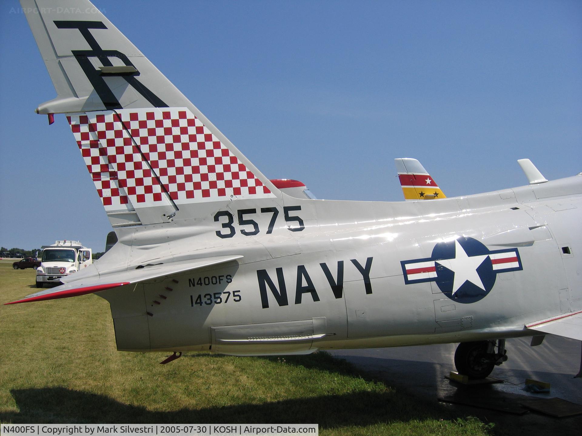 N400FS, 1958 North American AF-1E Fury C/N 244-83, Oshkosh 2005