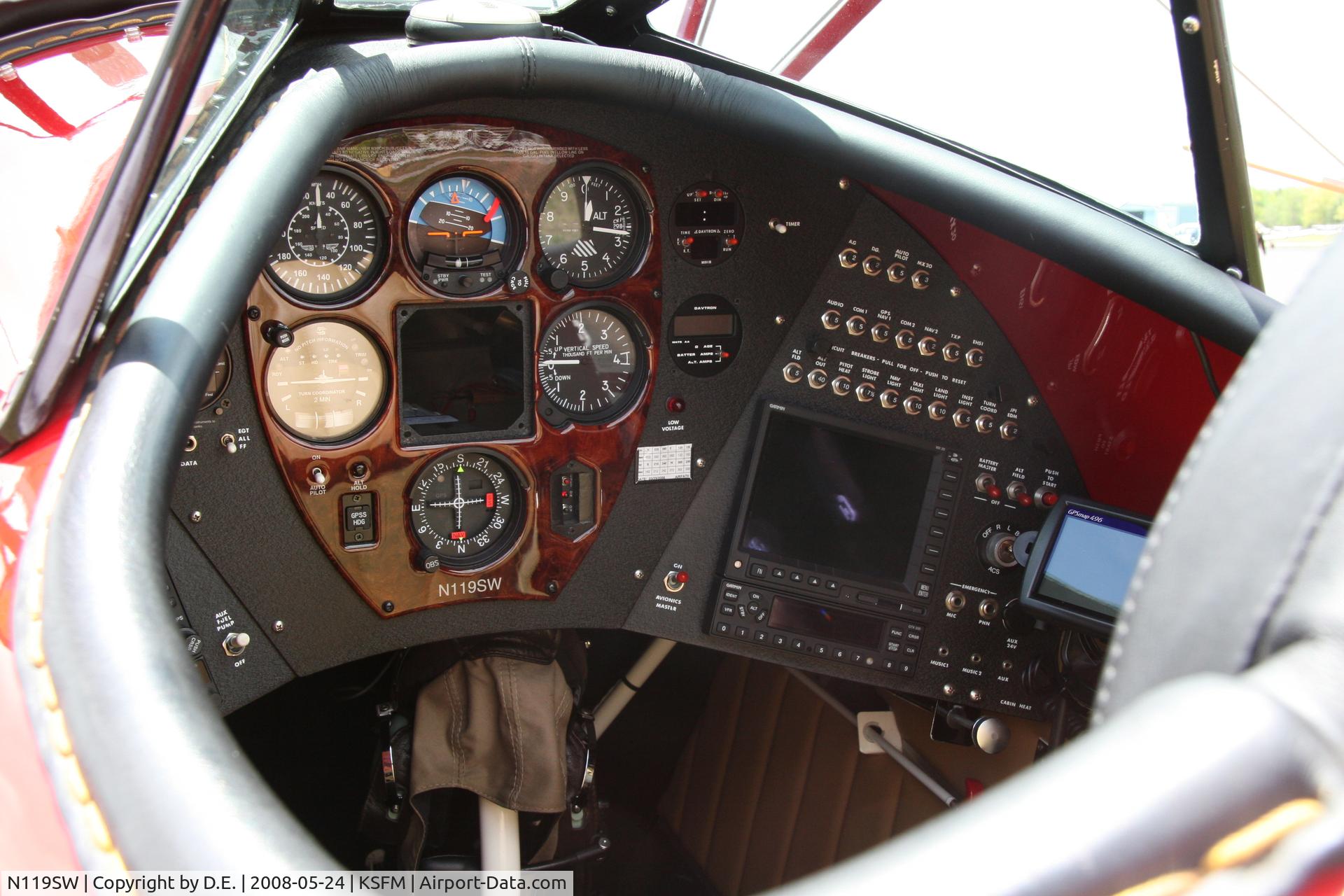 N119SW, Waco YMF-F5C C/N F5C112, Instruments on N119SW