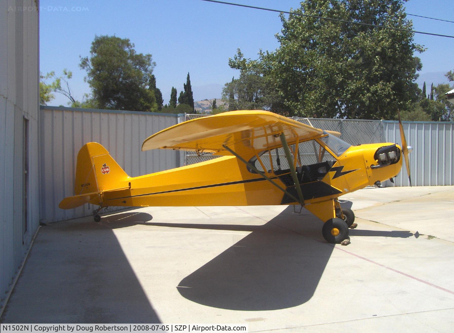N1502N, 1947 Piper J3C-65 Cub Cub C/N 23032, 1947 Piper J3C-65 CUB, Continental A&C65 65 Hp