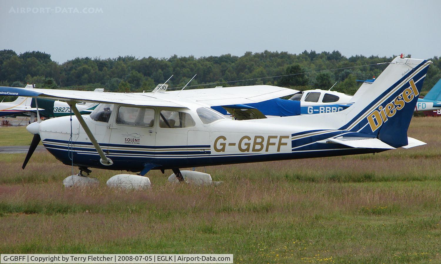 G-GBFF, 1977 Reims F172N Skyhawk C/N 1565, Cessna F172N at Blackbushe