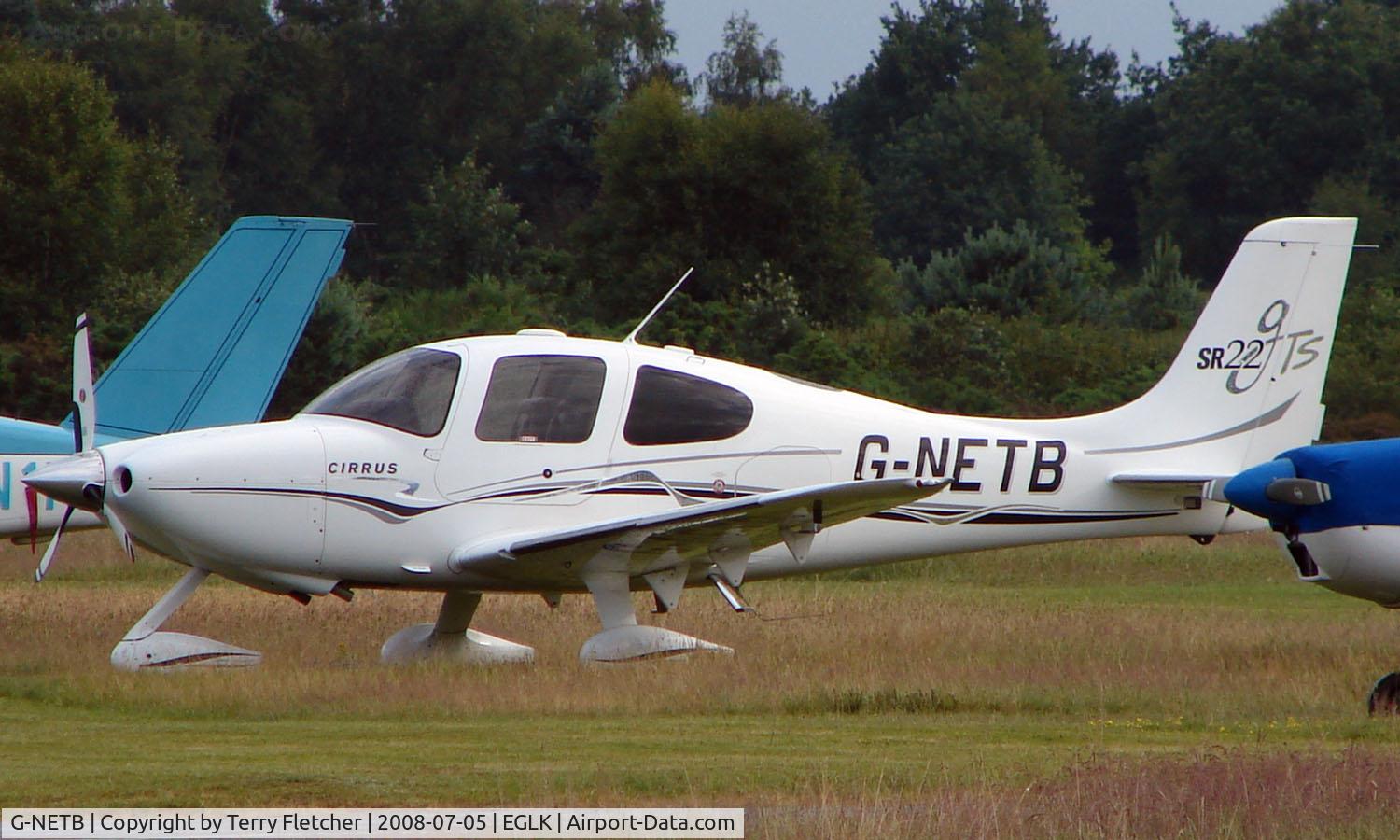G-NETB, 2005 Cirrus SR22 GTS C/N 1548, Cirrus SR22 at Blackbushe