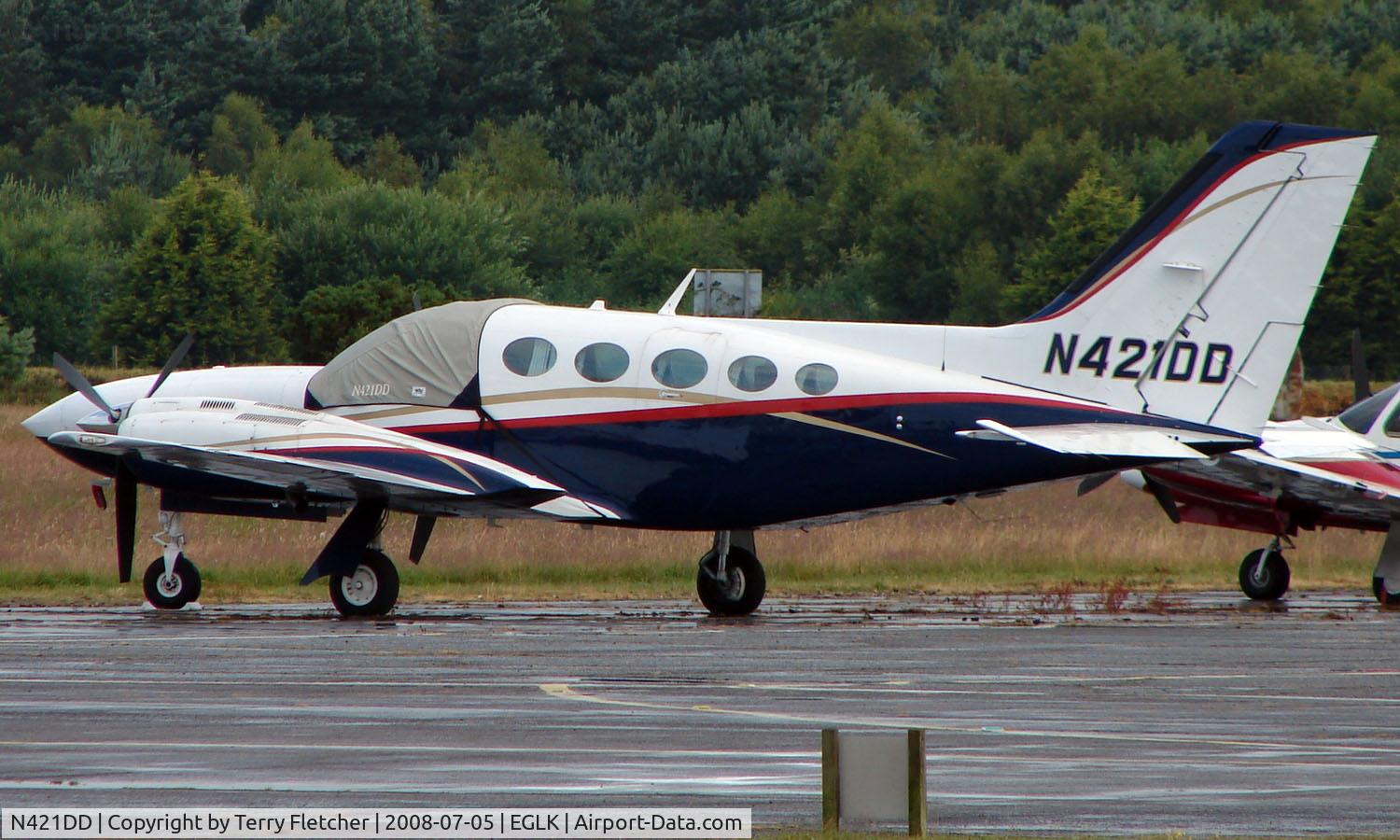 N421DD, 1977 Cessna 421C Golden Eagle C/N 421C0315, Cessna 421C at Blackbushe
