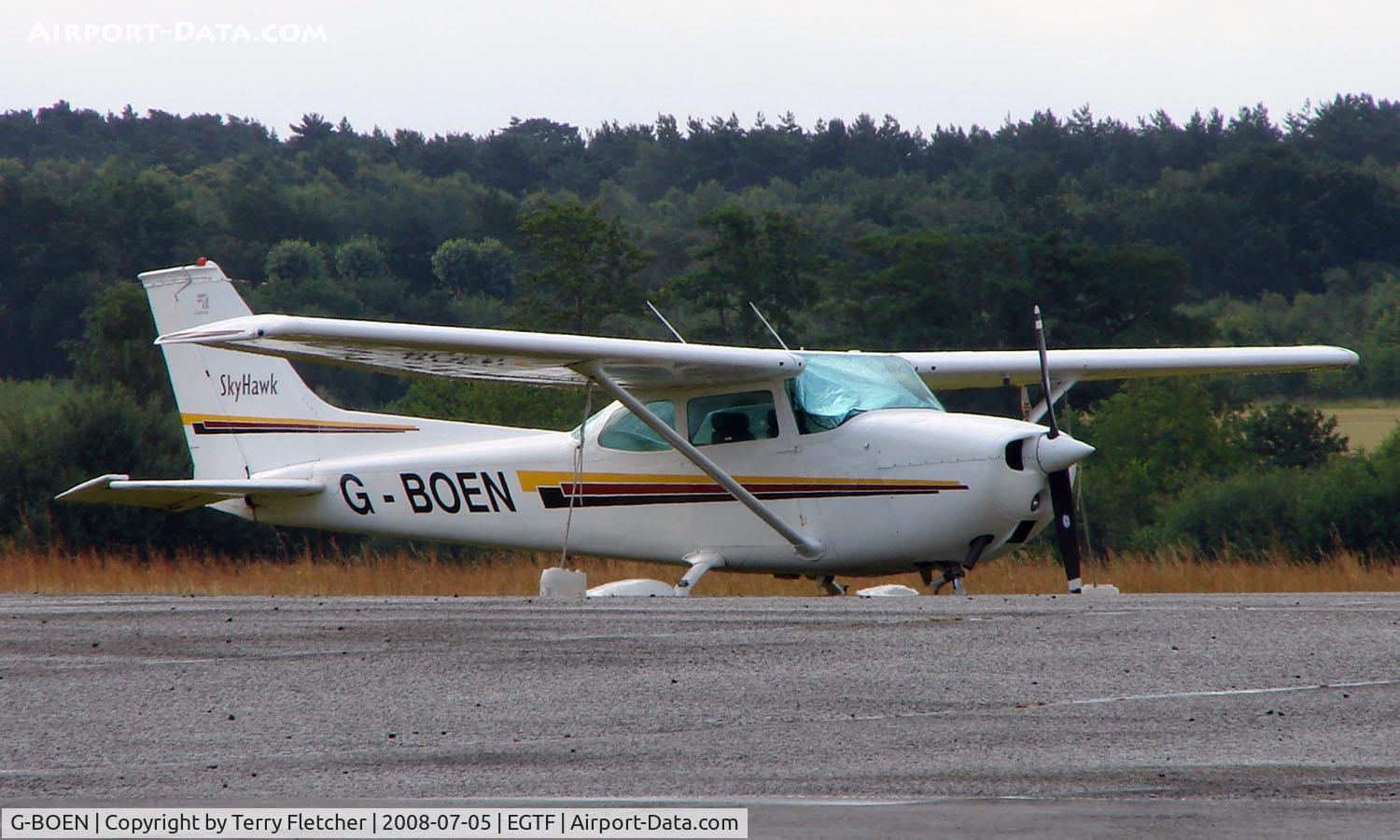 G-BOEN, 1973 Cessna 172M Skyhawk C/N 172-61325, Cessna 172 at Fairoaks