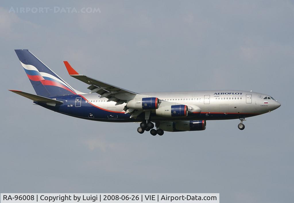 RA-96008, 1992 Ilyushin Il-96-300 C/N 74393201005, Aeroflot IL96