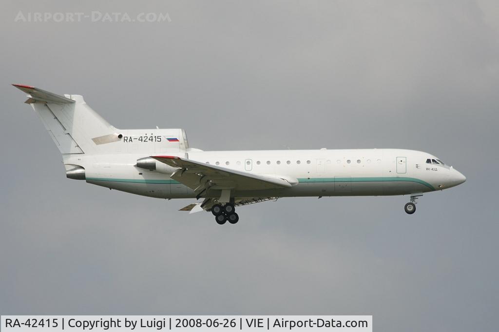 RA-42415, Yakovlev Yak-42D C/N 4520422219089, Yak-42