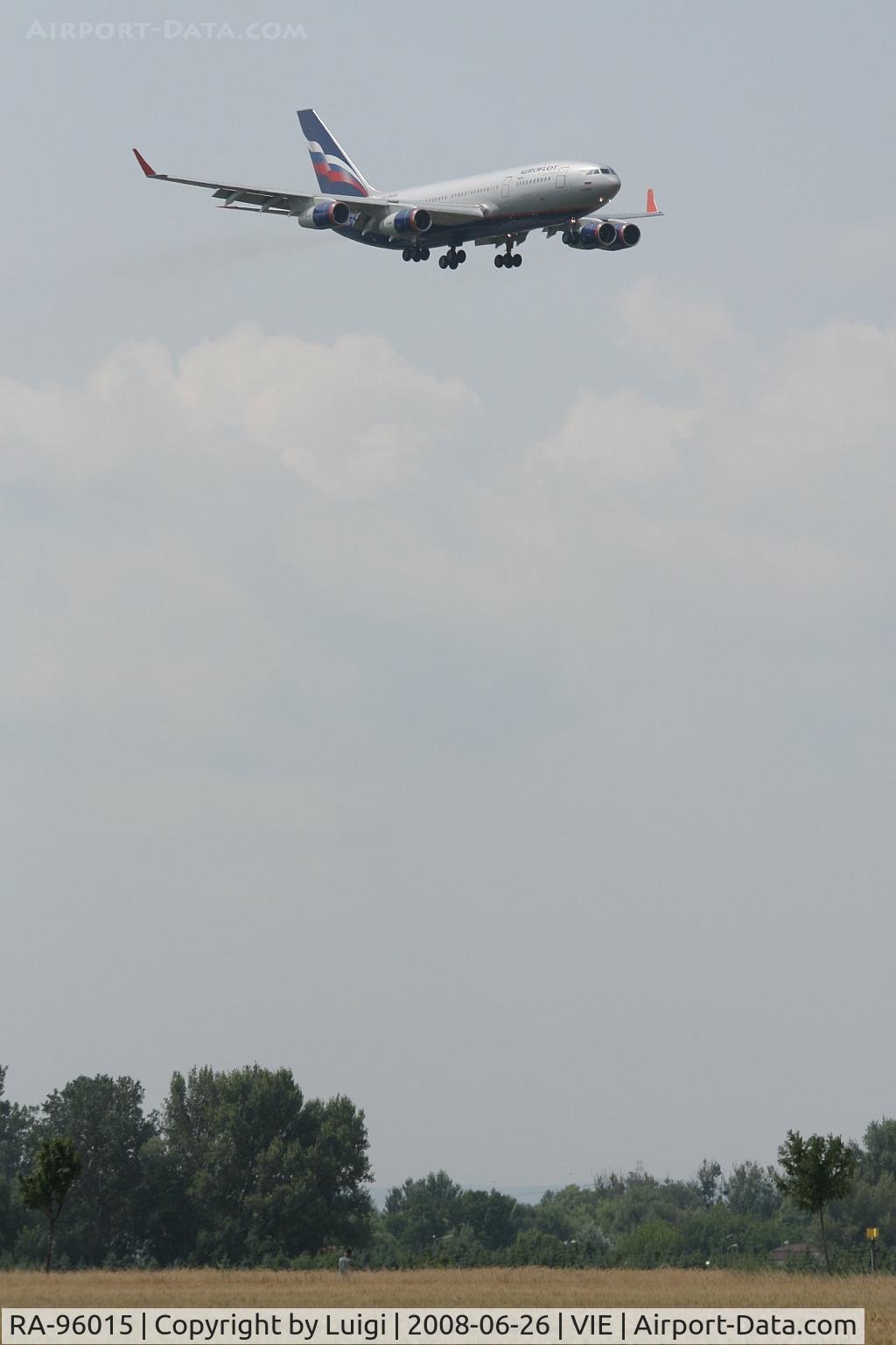 RA-96015, 1995 Ilyushin Il-96-300 C/N 74393201012, Aeroflot IL96