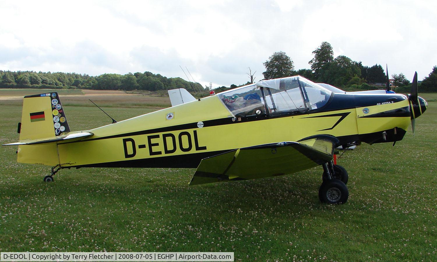 D-EDOL, 1960 Jodel (Wassmer) D-120A Paris-Nice C/N 179, At Popham airfield on 2008 LAA Regional Rally Day