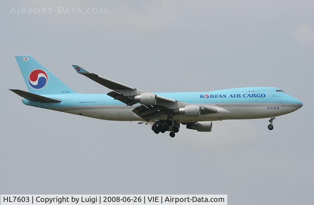HL7603, 2005 Boeing 747-4B5F/ER/SCD C/N 34302, Korean Air 747-400F