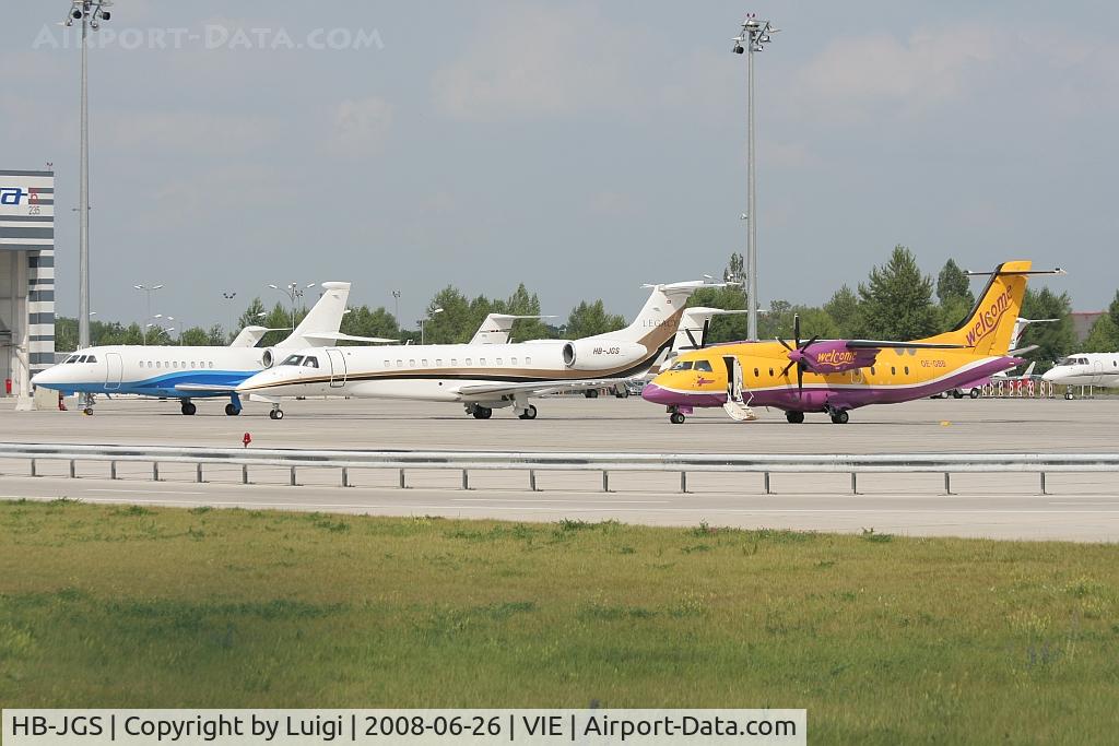 HB-JGS, 2005 Embraer EMB-135BJ Legacy C/N 14500854, EM biz traffic!