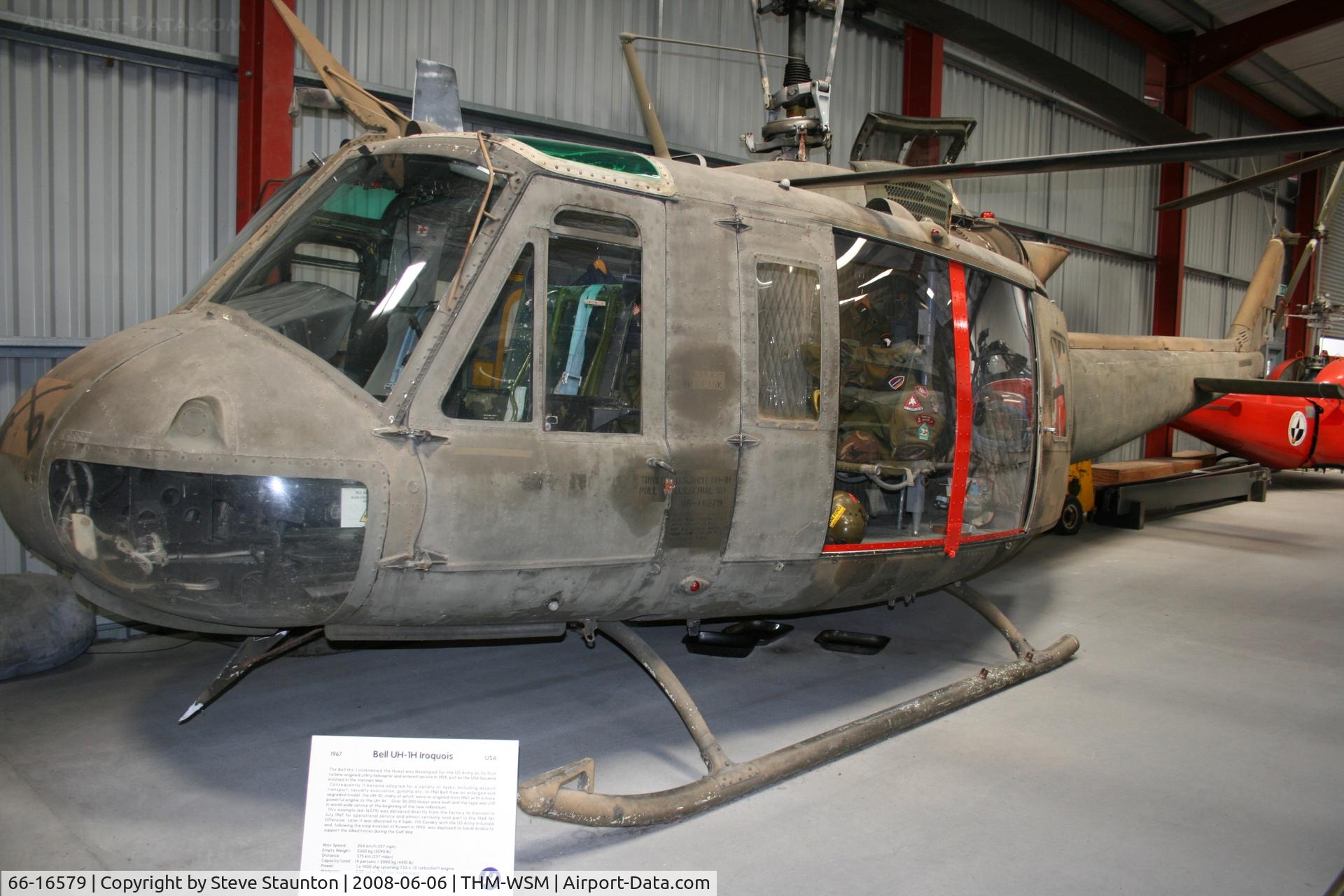 66-16579, 1967 Bell UH-1H Iroquois C/N 8773, Taken at the Helicopter Museum (http://www.helicoptermuseum.co.uk/)