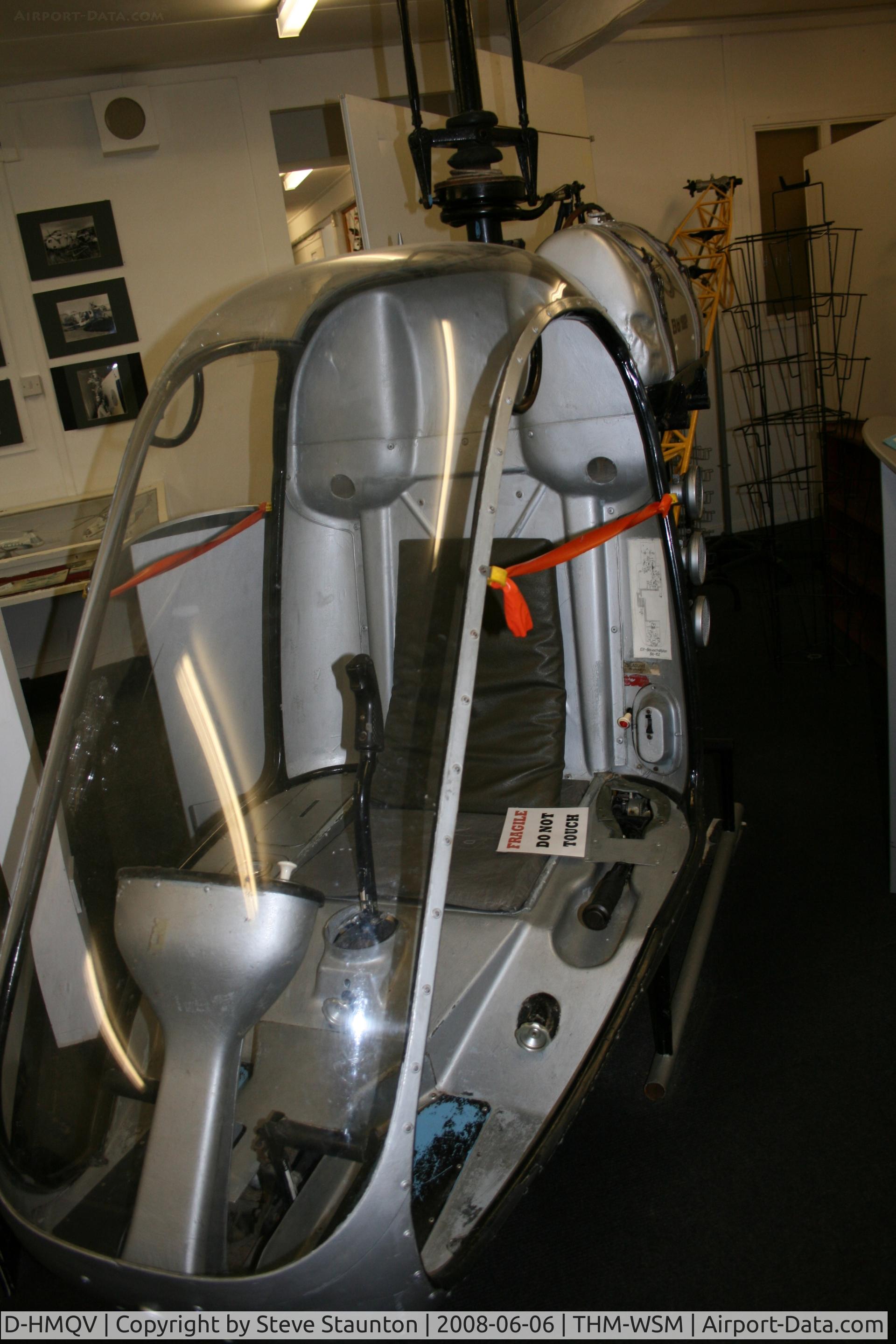 D-HMQV, 1960 Bolkow Bo-102 Helitrainer C/N 6216, Taken at the Helicopter Museum (http://www.helicoptermuseum.co.uk/)